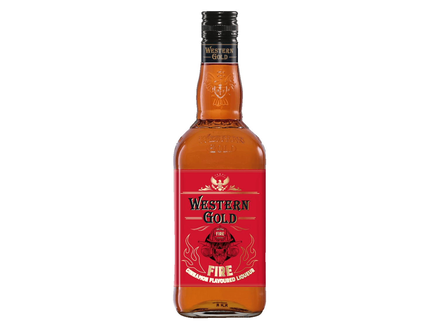 Bourbon Whisky Fire Western Gold