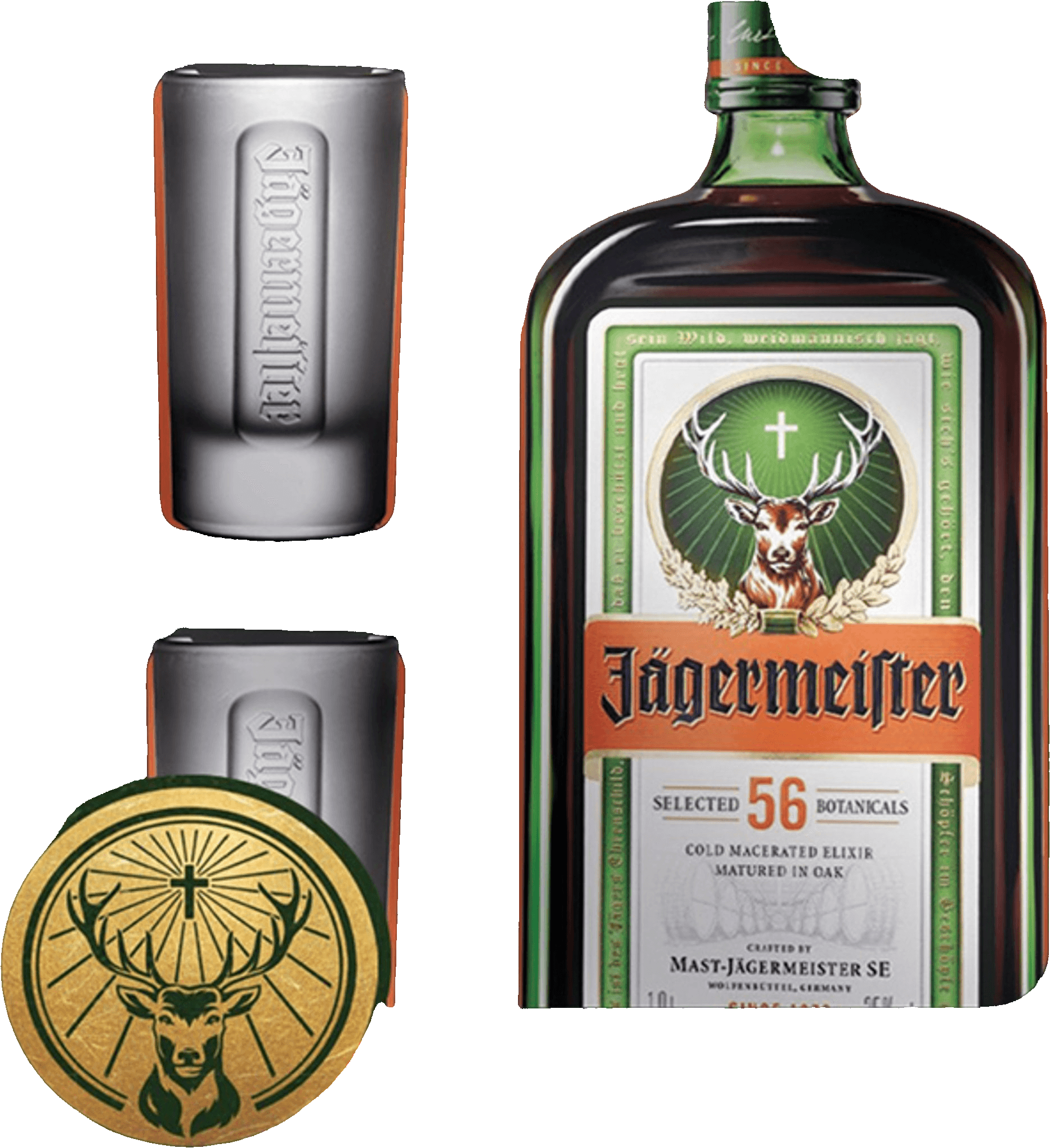 Bylinný likér Jägermeister - dárkové balení