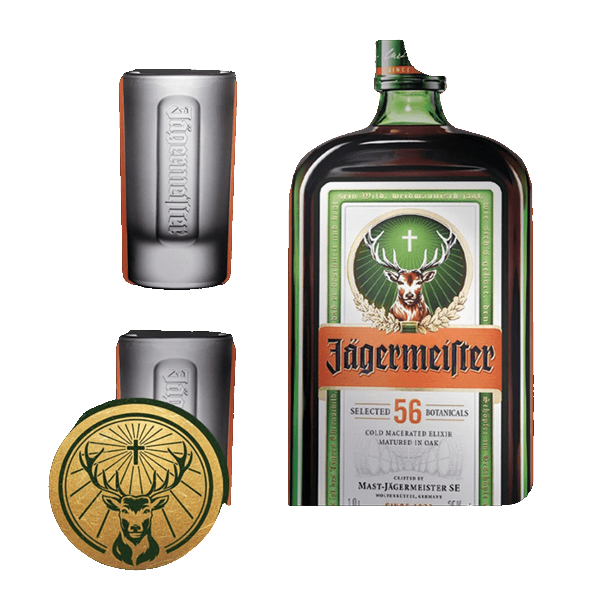 Bylinný likér Jägermeister - dárkové balení