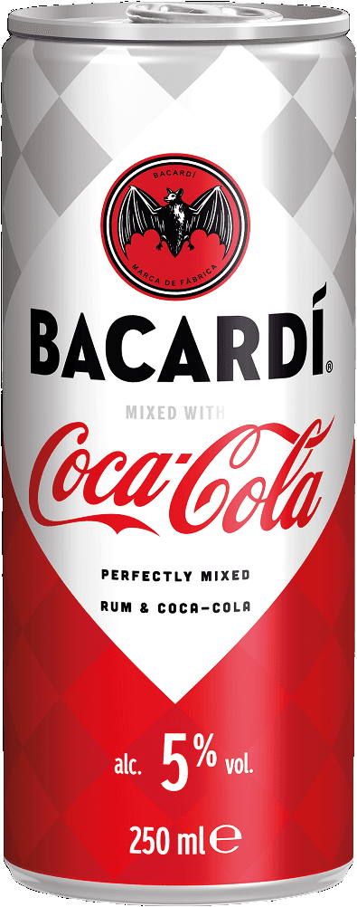 Míchaný nápoj Bacardi & Cola