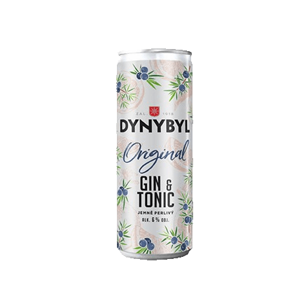 Míchaný nápoj Dynybyl Gin a Tonic