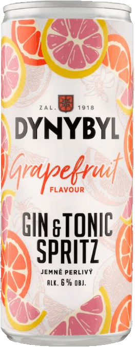 Míchaný nápoj Dynybyl Grapefruit Flavour Gin a Tonic Spritz