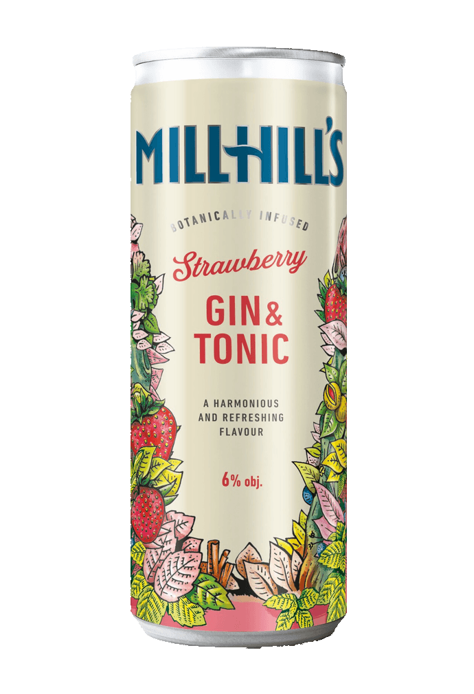 Nápoj míchaný Millhill's Gin a Tonic