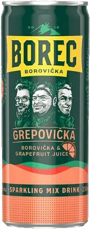 Míchaný nápoj Grepovička Borec