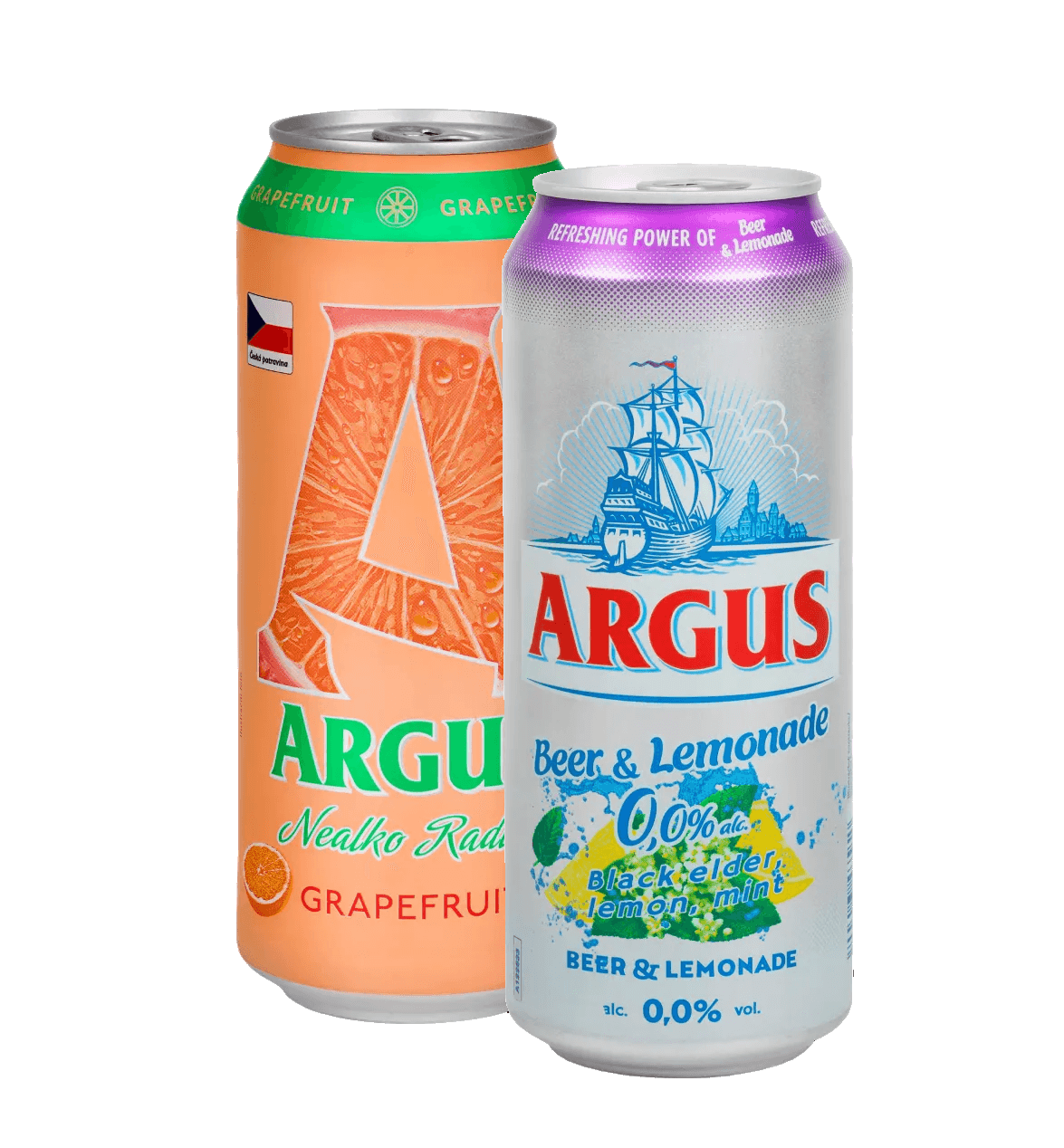 Nealkoholické pivo ochucené Radler Argus