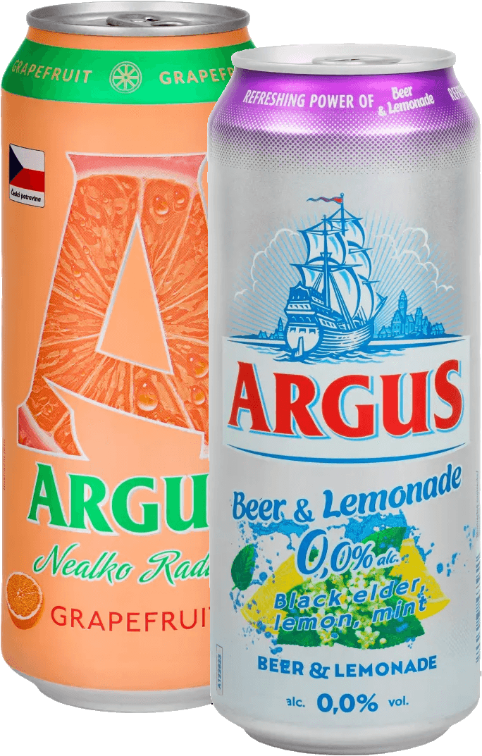 Nealkoholické pivo ochucené Radler Argus
