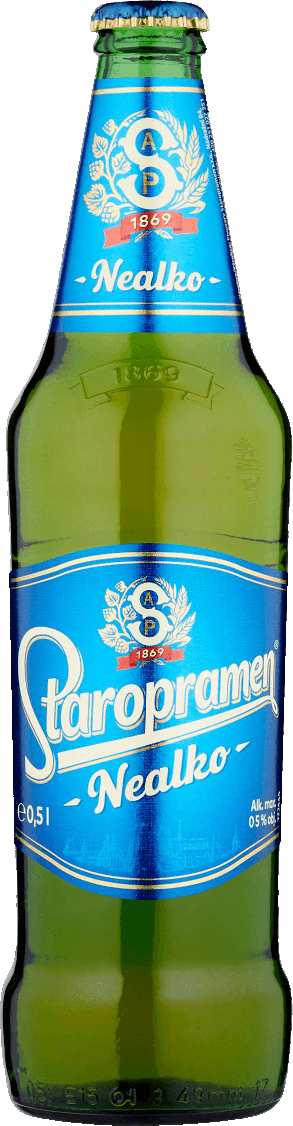 Nealkoholické pivo Staropramen