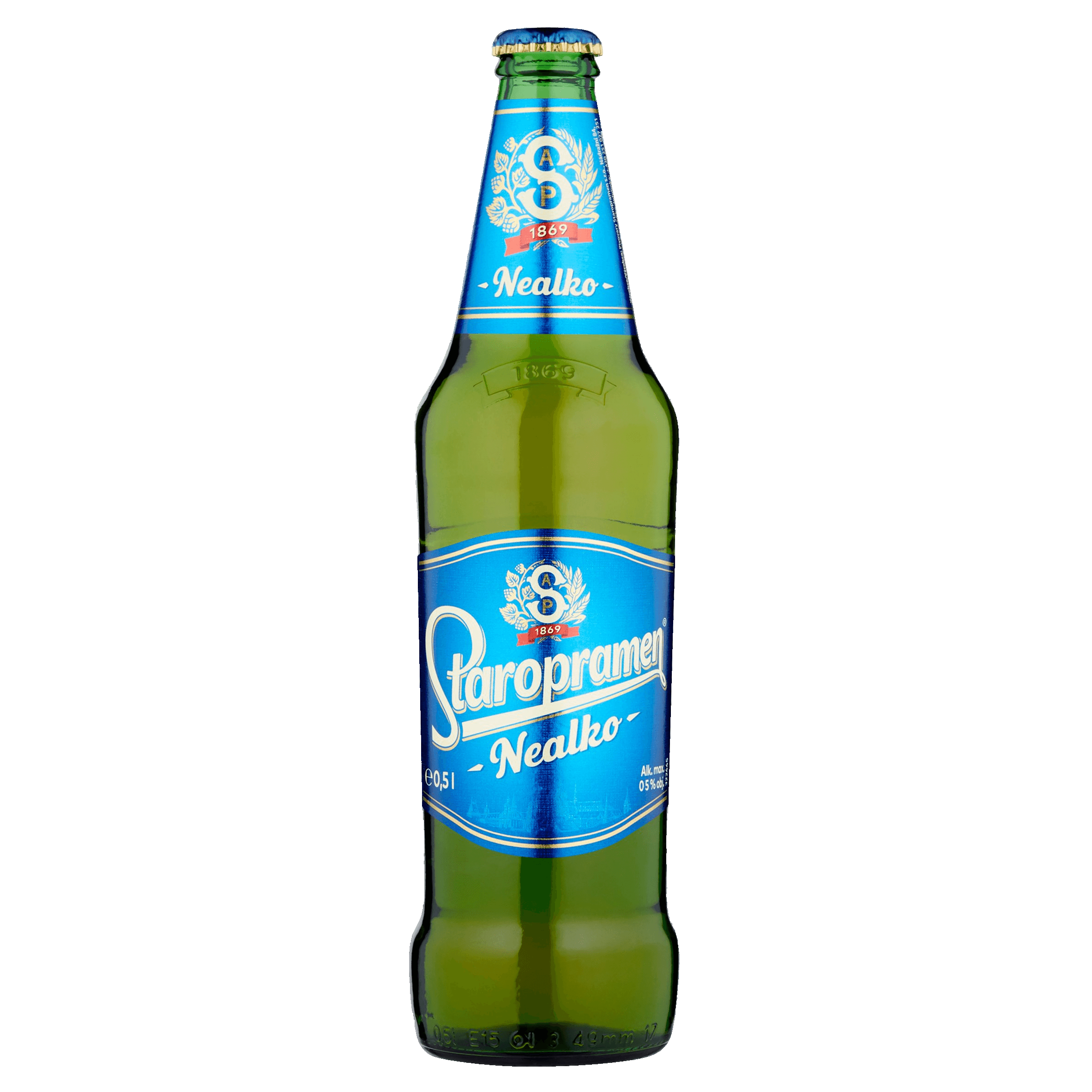 Nealkoholické pivo Staropramen