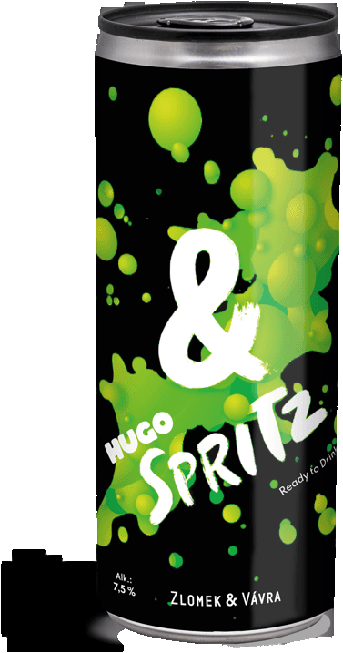 Perlivý nápoj Hugo Spritz Zlomek&Vávra