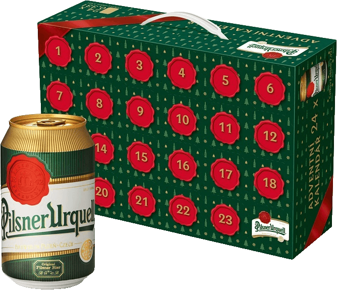 Pivo adventní kalendář Pilsner Urquell