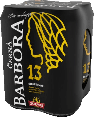 Pivo silné tmavé Černá Barbora 13° Ostravar