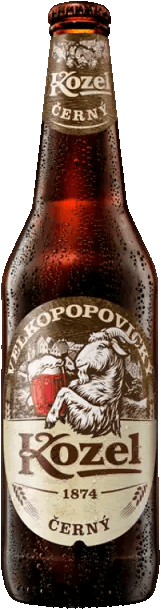 Pivo černé výčepní 10° Velkopopovický Kozel