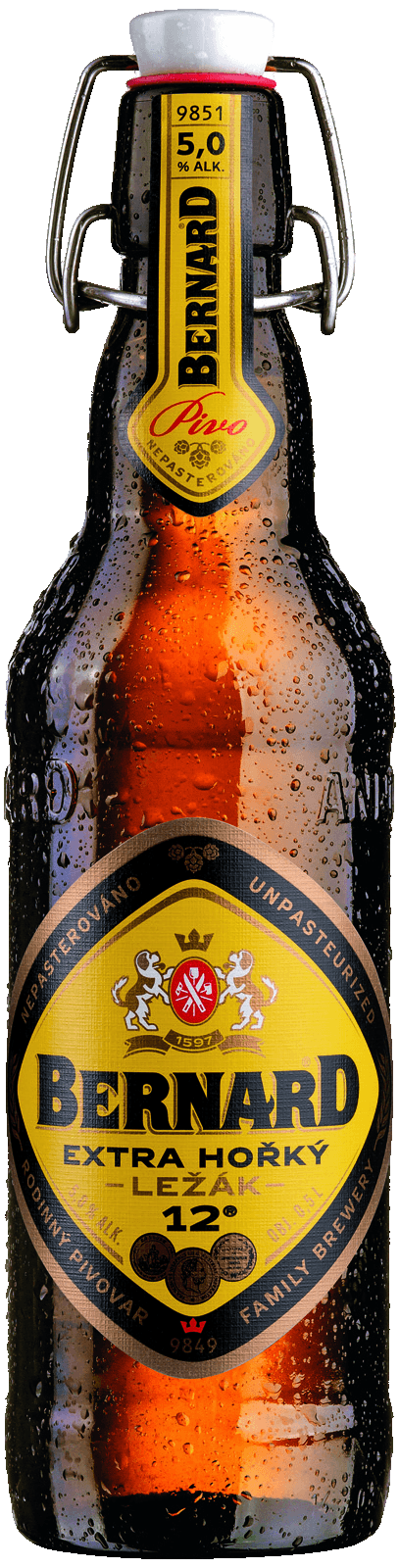 Pivo extra hořký světlý ležák 12° Bernard