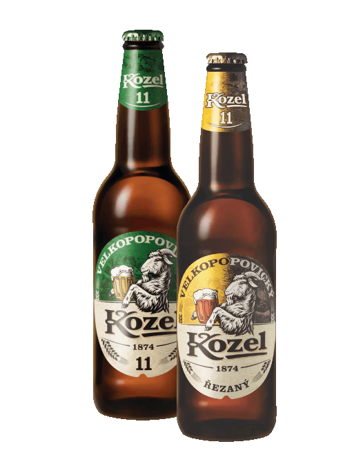 Pivo ležák 11° Velkopopovický Kozel