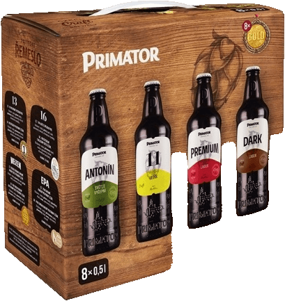 Pivo Mixpack 8 Zlatých Primátor