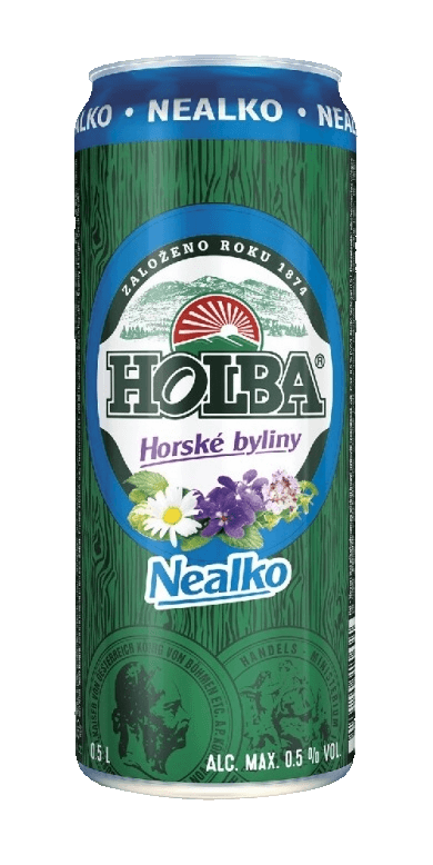 Nealkoholické pivo ochucené Holba
