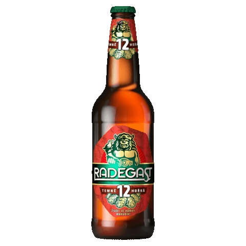 Pivo polotmavý ležák 12° Temně hořká Radegast