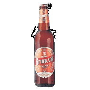 Pivo polotmavý ležák Bruncvík