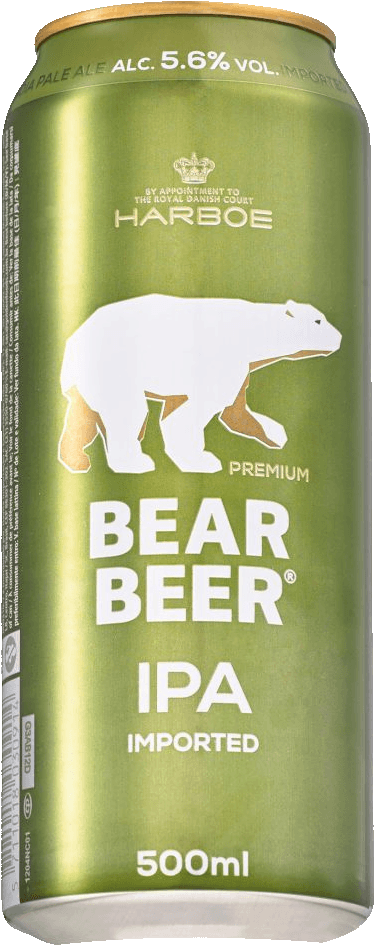 Pivo světlé IPA Bear Beer Harboe