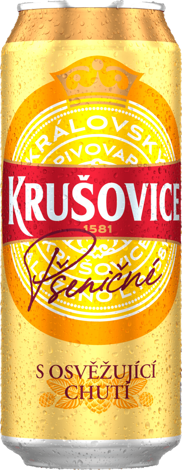 Pivo světlé pšeničné nefiltrované Krušovice