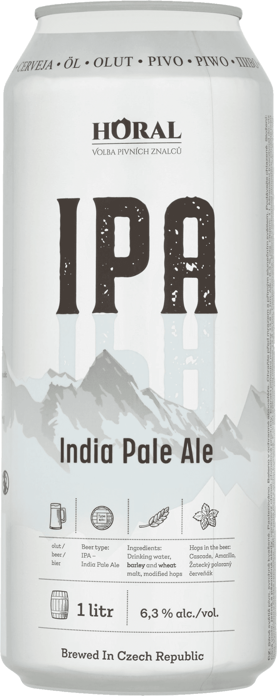 Pivo světlé silné IPA Horal