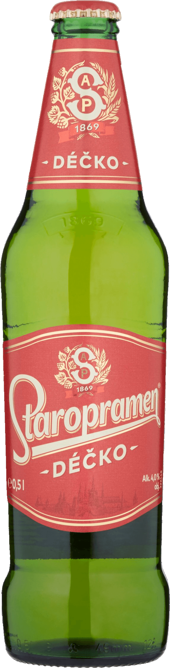 Pivo světlé výčepní Déčko Staropramen