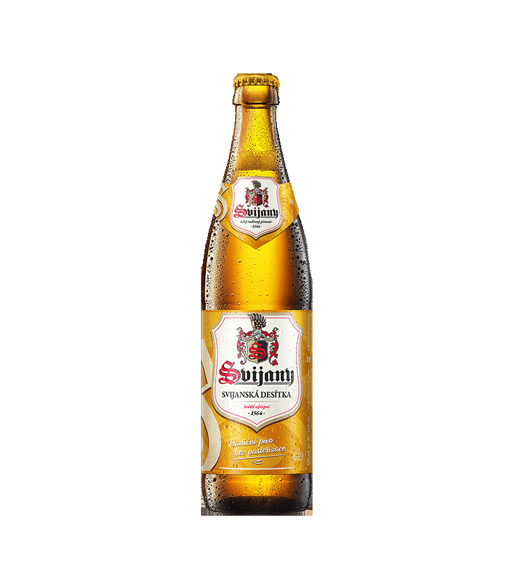 Pivo světlé výčepní Svijanská 10° Svijany