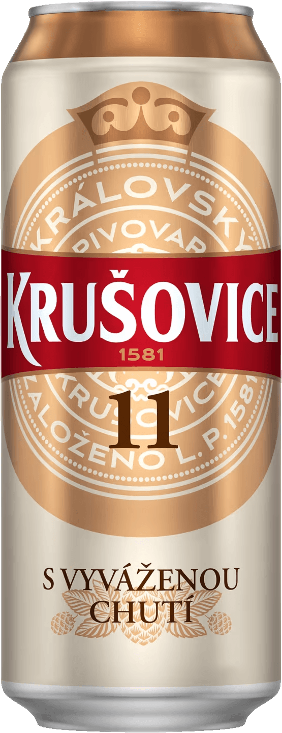Pivo světlý ležák 11° Krušovice