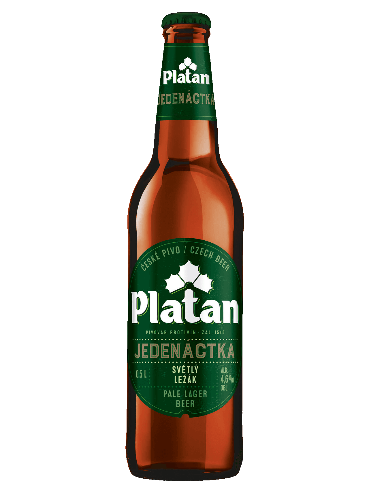 Pivo světlý ležák 11° Platan
