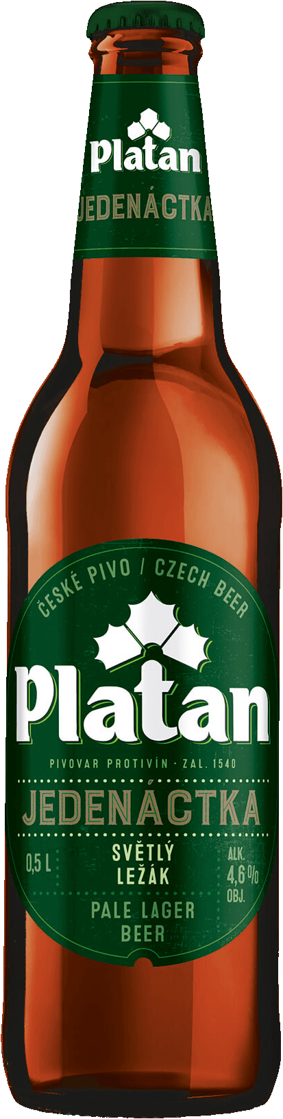 Pivo světlý ležák 11° Platan
