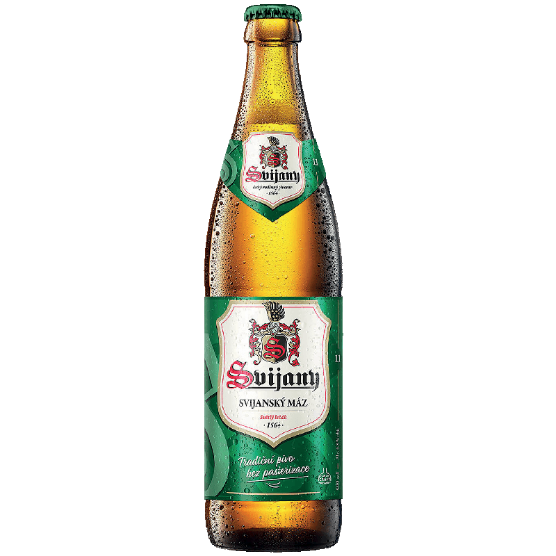 Pivo světlý ležák 11° Svijanský Máz Svijany
