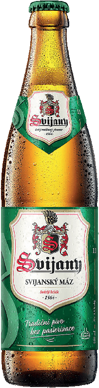 Pivo světlý ležák 11° Svijanský Máz Svijany
