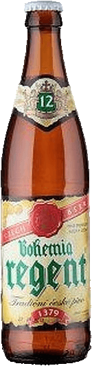 Pivo světlý ležák 12° Bohemia Regent