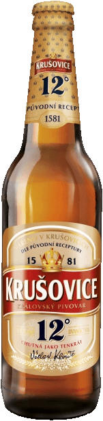 Pivo světlý ležák 12° Krušovice