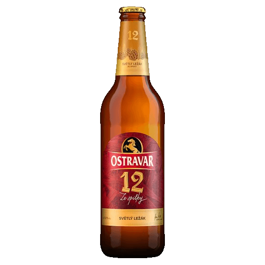 Pivo světlý ležák 12° Ostravar