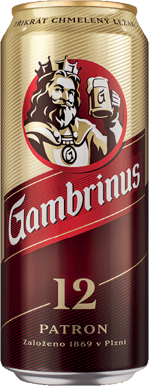 Pivo světlý ležák 12° Patron Gambrinus