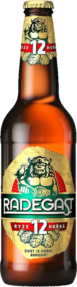 Pivo světlý ležák 12° Ryze hořká Radegast
