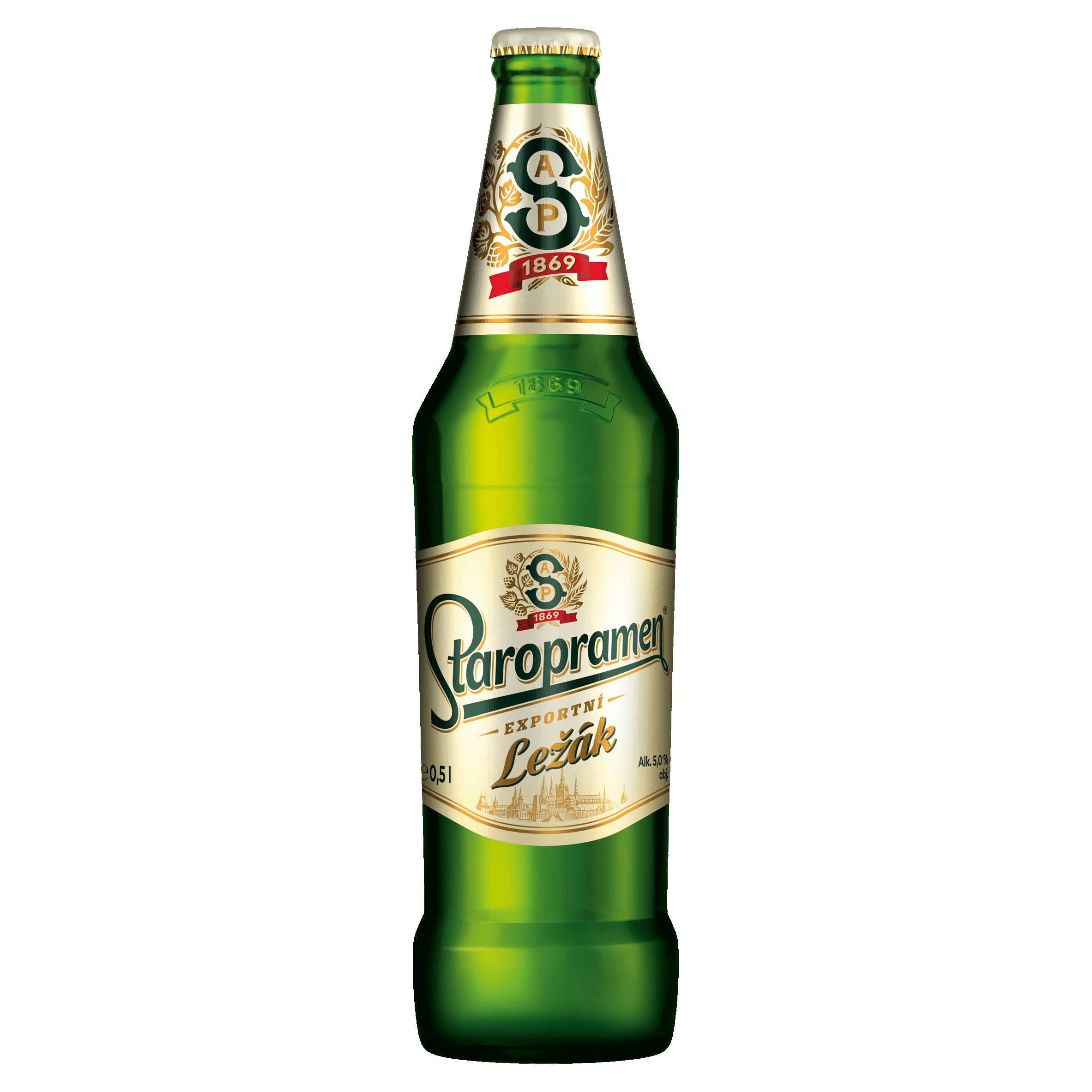 Pivo světlý ležák 12° Staropramen