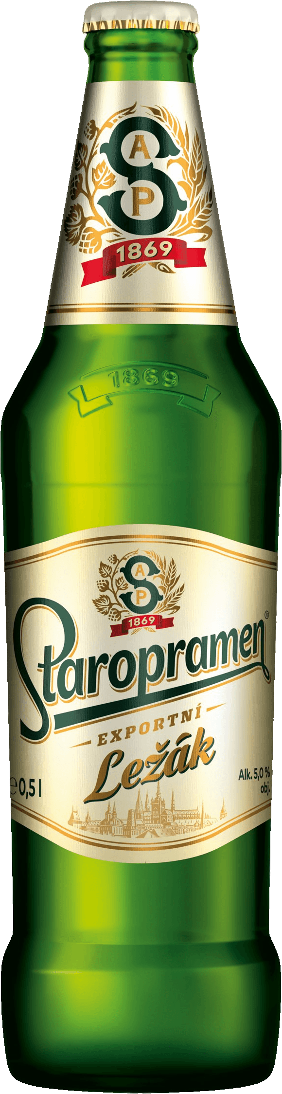 Pivo světlý ležák 12° Staropramen