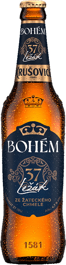 Pivo světlý ležák Bohém Krušovice