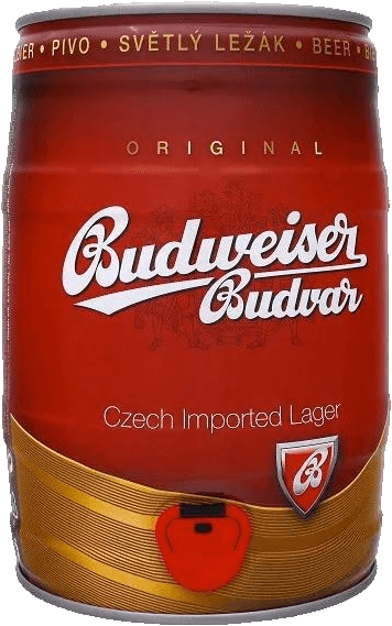 Pivo světlý ležák Budweiser Budvar - soudek
