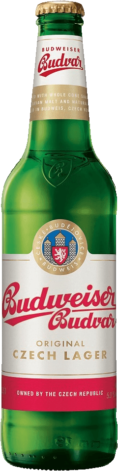 Pivo světlý ležák Original Budweiser Budvar