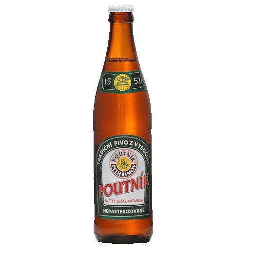 Pivo světlý ležák Poutník