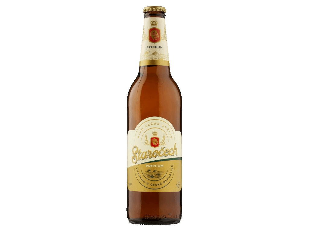 Pivo světlý ležák Premium Staročech