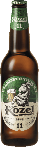 Pivo světlý ležák Velkopopovický Kozel