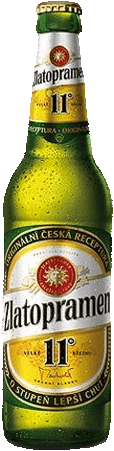 Pivo světlý ležák 11° Zlatopramen