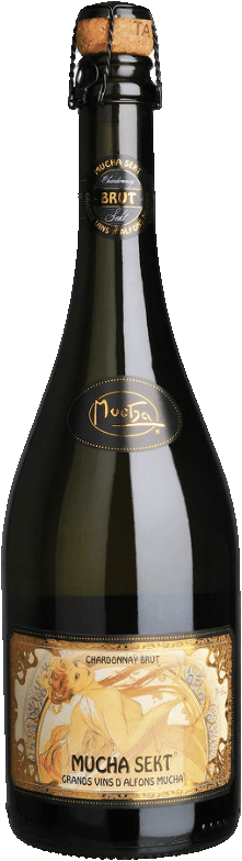 Sekt Brut Mucha