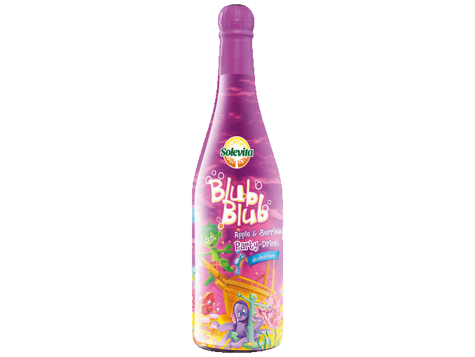 Sekt nealkoholický dětský Blub Blub Solevita