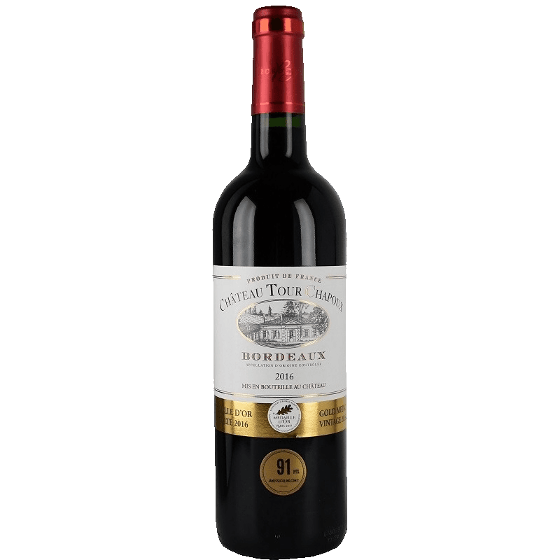 Vína Bordeaux Chateau Tour Chapoux