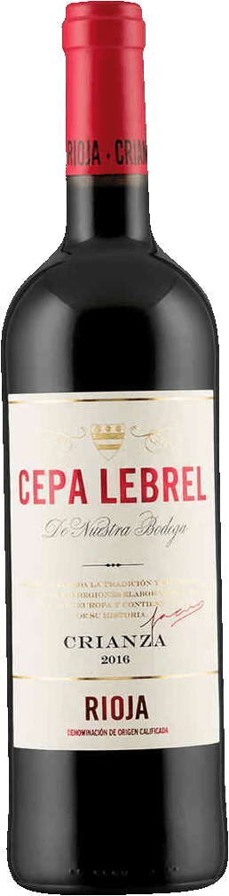 Víno Crianza Rioja Cepa Lebrel